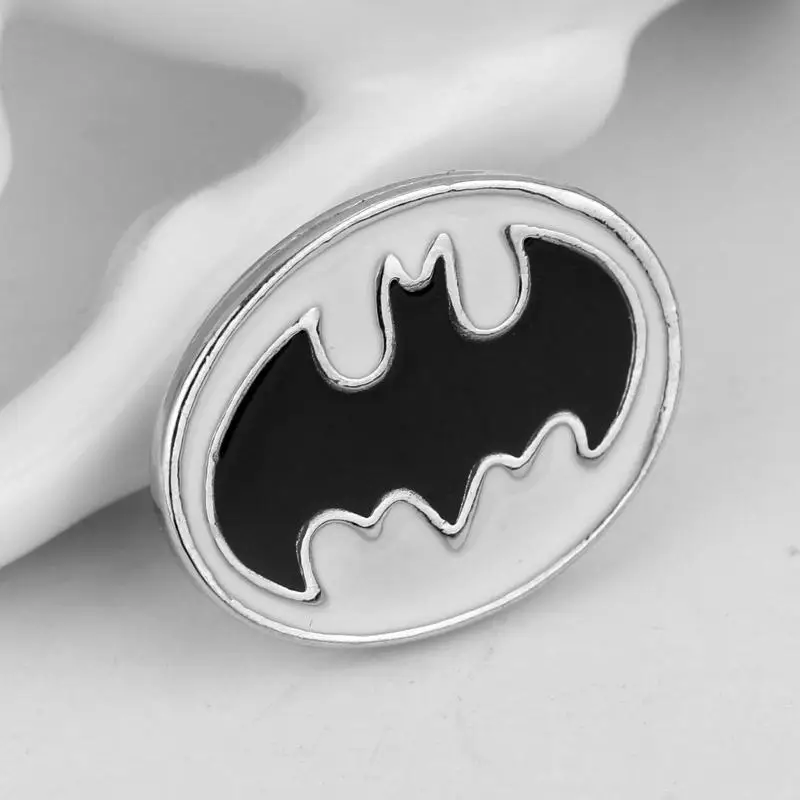 Модная брошь супергероя Бэтмена DC Comics черная эмалированная металлическая значок