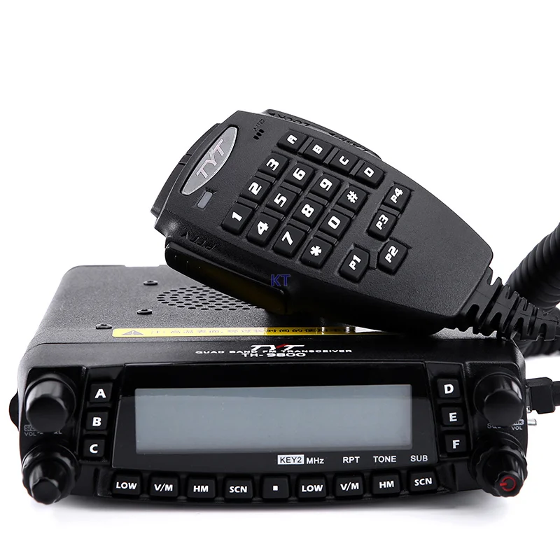Car Truck Ham Radio 50W 809CH VHF UHF Transceiver Quad Band Dual Display Walkie Talkie Repeater Scrambler DTMF V/V U/U Receiver | Мобильные