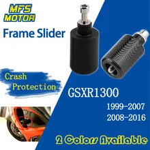 For Suzuki GSXR1300 GSX-R GSXR 1300 GSX 1300R Hayabusa No Cut Frame Slider Crash Pads Falling Protector 1999-2016 For Suzuki GSXR1300 GSX-R GSXR 1300 GSX 1300R Hayabusa No Cut Frame Slider Crash Pads Falling Protector 1999-2016