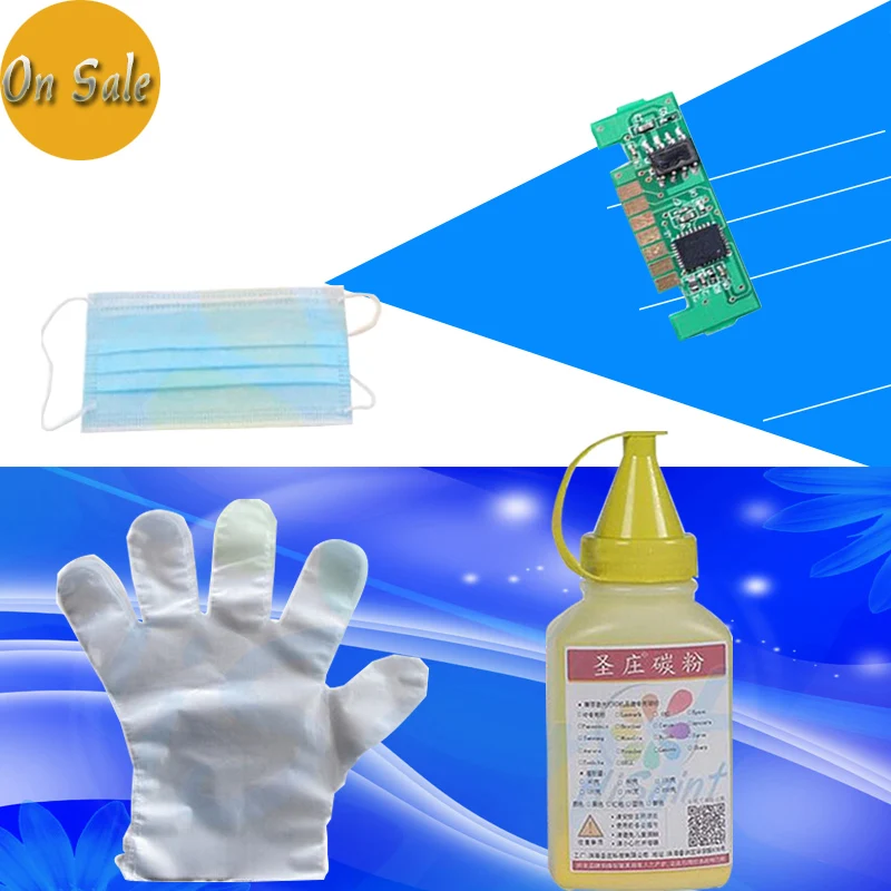 Flash sale 1PC yellow For Canon CRG107/307 Toner Powder+Chip For Laser shot LBP5000/5100 Printer