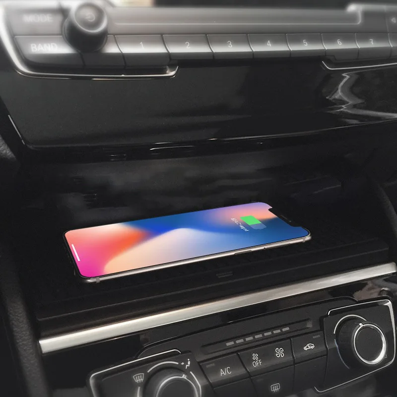 

For BMW 2 Series 2016-2019 QI wireless charger phone charging plate fast charging case accessories for iPhone 8 X XS