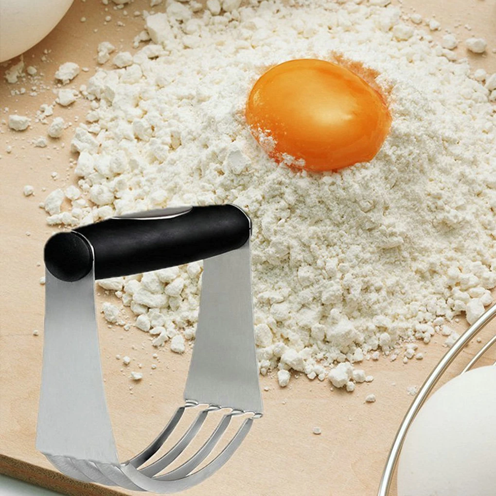 2PCS Stainless Steel Pastry Scraper Dough Blades Blender Cutter Set