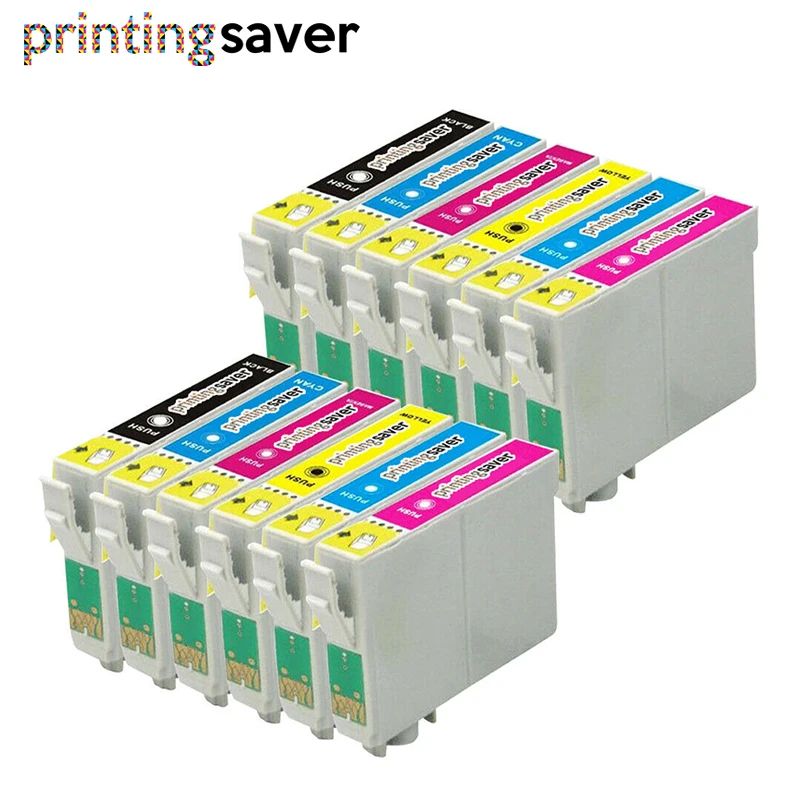Чернильные картриджи T0801 T0806 0801 801 для epson r265 PX730WD PX830FWD R285 R360 RX560 RX585 RX685 P50 PX650 12 шт. |