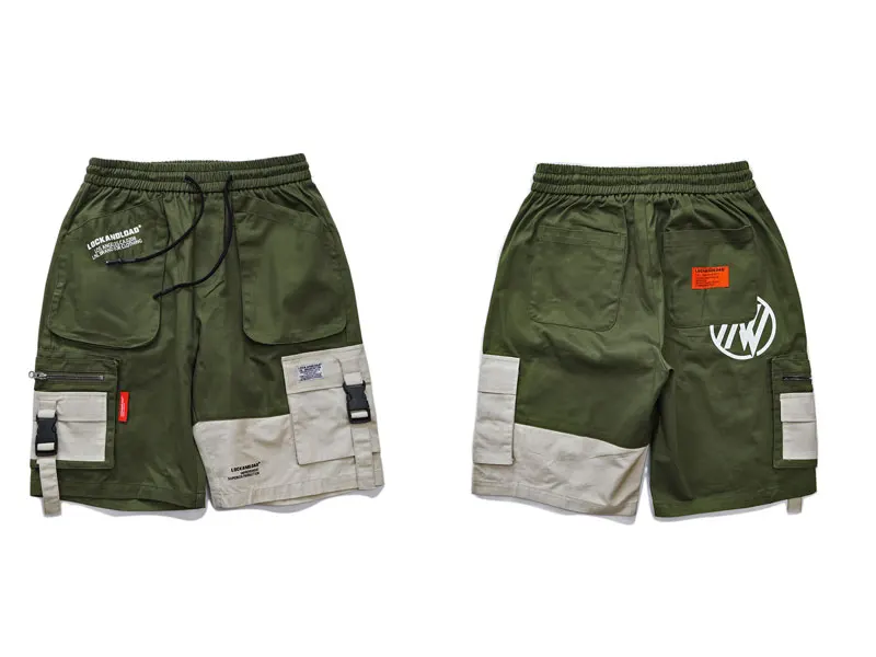 Zipper Pocket Cargo Baggy Shorts 4