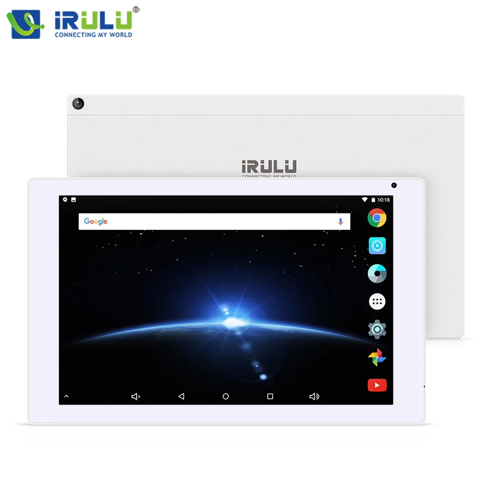 

iRULU eXpro 4 Max 10.1" Tablet Android OS 7.1 RK3126C Quad core 2GB/32GB 1200*1920 IPS Display Screen Dual Cameras 5000mAh Touch
