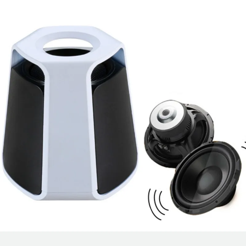 1 шт. Mini Bluetooth Динамик обтекаемый круг HIFI звук стерео аудио hi-fi сабвуфер Портативный высокое качество