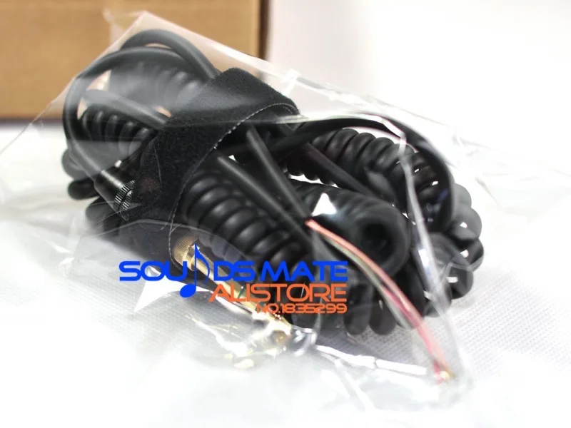 Replacement DJ Headphone Cable Cord Wire Line Plug For SONY MDR 7506 V6 CD700 900ST Repair Parts Headsets