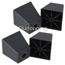 4 шт. 97x98x65 мм пластиковая и металлическая мебель ножки для стола