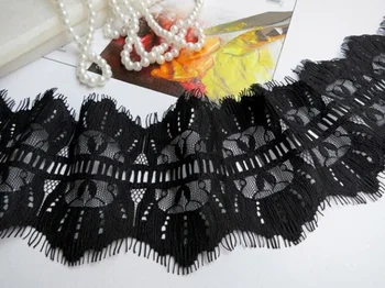 

HOT Best Quality 3meter/pcs Black/white Eyelash Lace Fabric DIY Decorative Z573