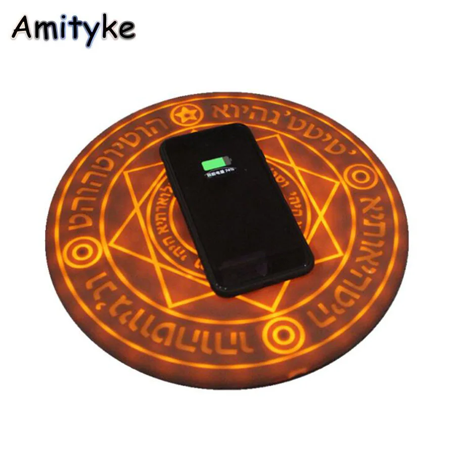 

Magic Array Wireless Charger 10w Ultra-Thin Qi Fast Wireless Charging Pad for iPhone X/XS/MAX Galaxy Note 9/S9/S9 Plus