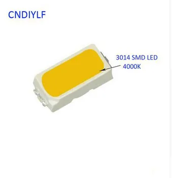 

2017 New Arrive 500pcs SMD 3014 LED 0.1W 10-12LM4000-4500K White 3014 SMD LED beads Free Shipping 3014 Diodes CW