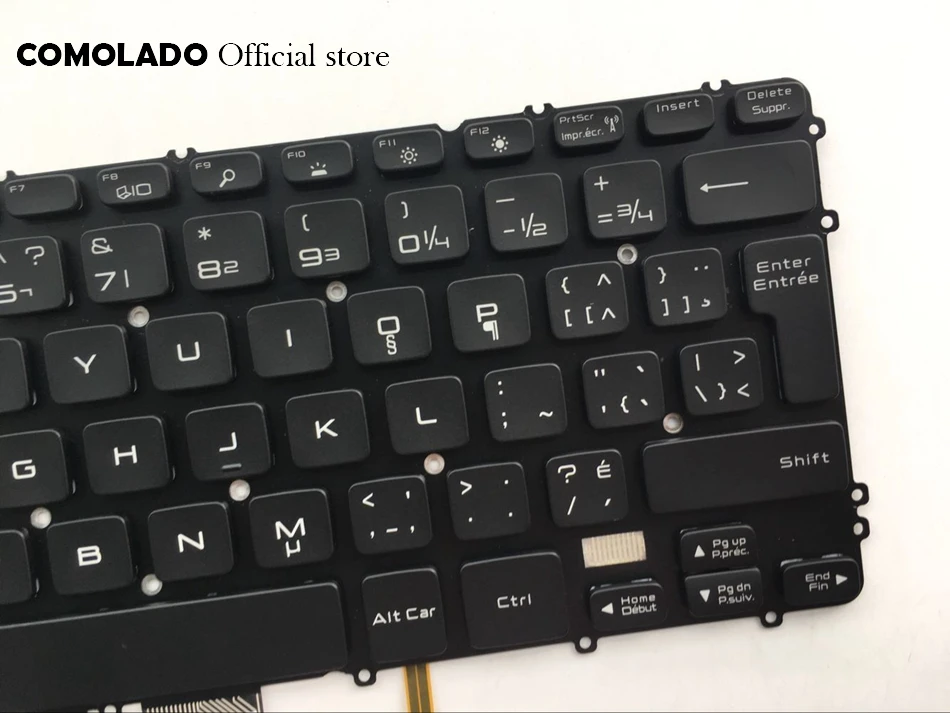 CF Canada-French laptop keyboard For DELL XPS 14 15 XPS14 XPS15 L421X L521X L421 L521 black with backlight keyboard CF Layout (2)