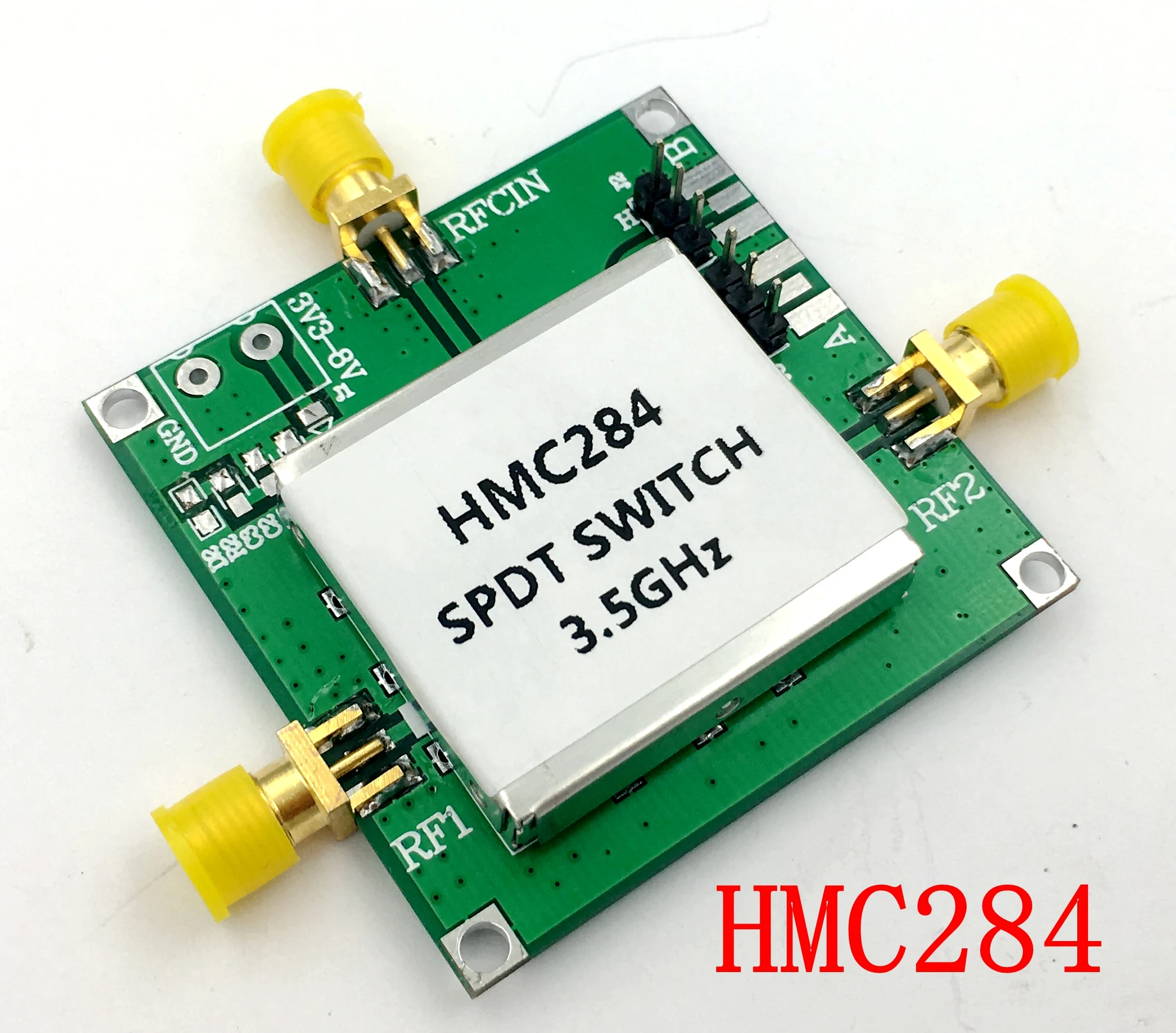 HMC284 radio frequency switch high isolation >45 dB positive control