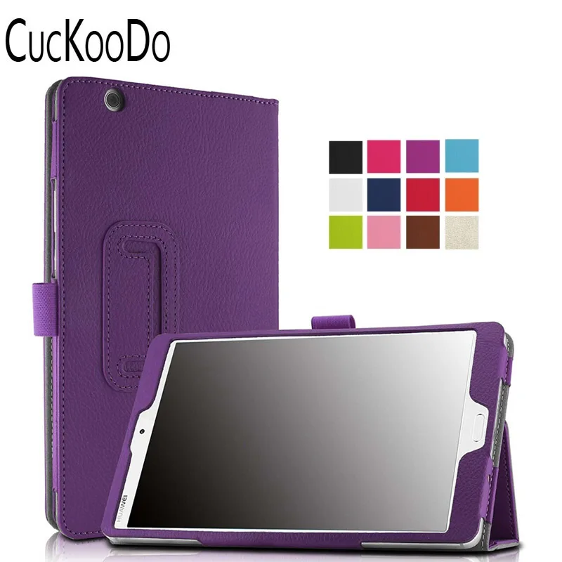 US $298.00 CucKooDo 100Pcslot Folio Slim Fit PU Leather SlimBook Stand Cover Casefor Huawei Mediapad BTVW09M3 84 inch Tablet