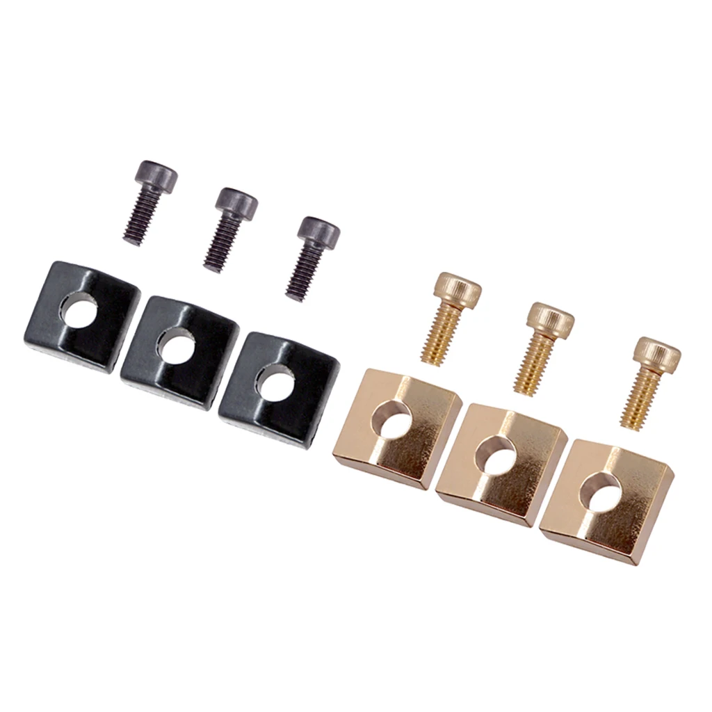 6pcs Electric Guitar Locking Nut Clamp&Screw for Tremolo Bridge Parts