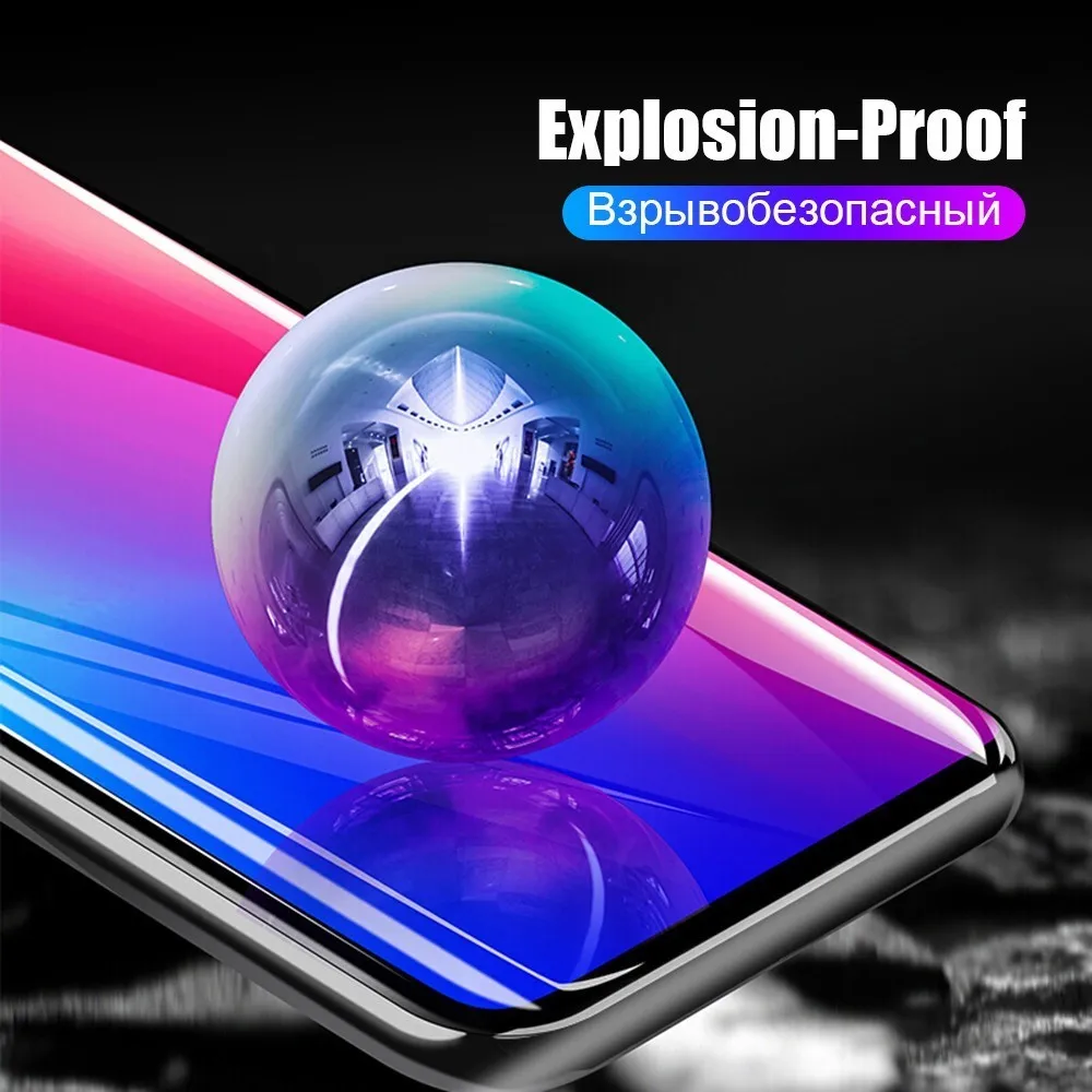 Защитное стекло 35D для Honor 10 20 10i 8X 8C 9X 8S A Lite Pro закаленное защиты экрана Huawei P20 P30