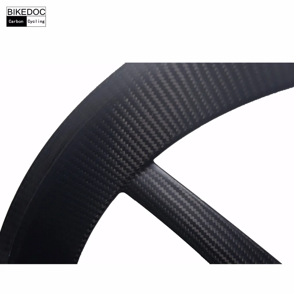 Top BIKEDOC 700c Carbon 5 Spoke Wheel Tubular And Clincher 65mm Carbon Wheels 25mm Width Fixed Gear Wheels 6 Top BIKEDOC 700c Carbon 5 Spoke Wheel Tubular And Clincher 65mm Carbon Wheels 25mm Width Fixed Gear Wheels 6