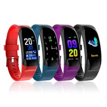 MK04 Смарт-часы Цвет Экран Водонепроницаемый монитор сердечного ритма Фитнес трекер Bluetooth Спорт браслет для IOS Android