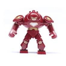 15 шт. 0181 строительные блоки Супер Герои фигурки Железный человек Халк Бастер кирпичи экшн игрушки для детей