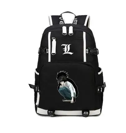 

Japan Anime Death Note Backpack Large canvas Printing Shoulder Bag for Boys Girls Travel Laptop Book Bag