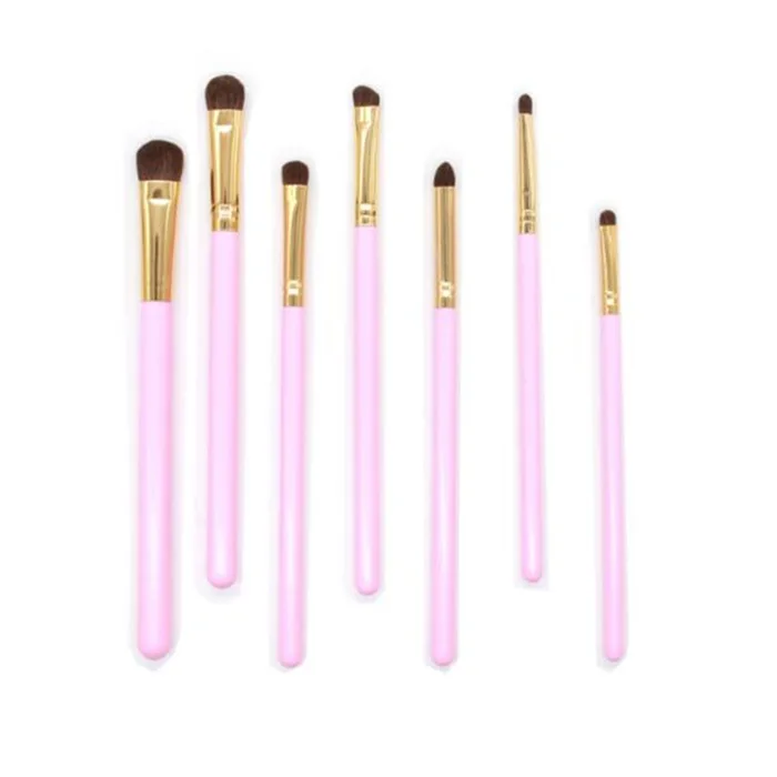 Conjunto de Escova de Cosméticos de Forma Lidar com Escovas Cabeça de Fibra para Maquiagem Conjunto de Maquiagem de 7 Novo Peças Femininas Macia Alta Qualidade Dazzle Color Kit 9 High Quality Beleza e saúde