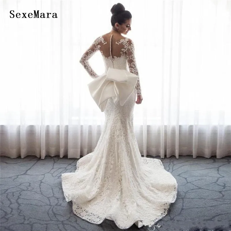 2018-luxury-mermaid-wedding-dresses-sheer (1)