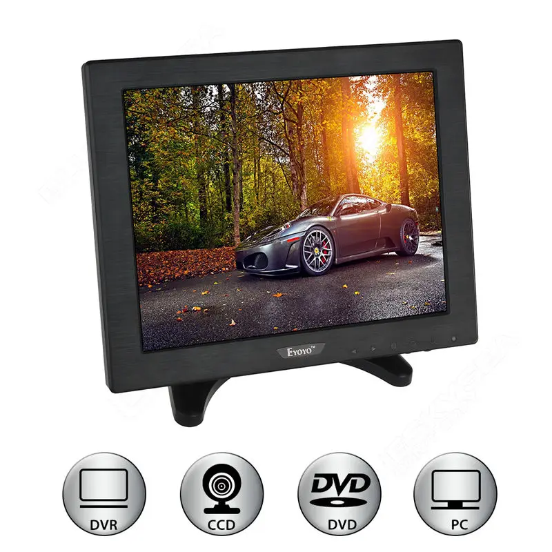 

Free shipping!Eyoyo ZXD 10" inch LCD Color HDMl BNC Monitor Screen Video for PC CCTV DVR Camera Security