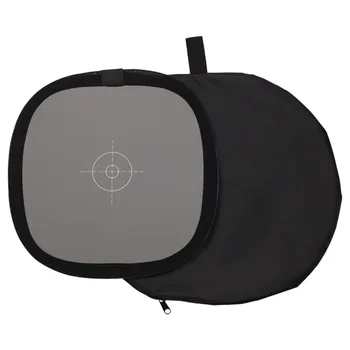 

Photography 12 " Inch 30cm 18% Gray Card Reflector White Balance Double Face Focusing Board with Carry Bag