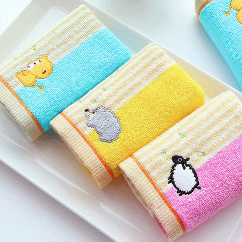 Baby Towel Cotton Material Children Towels Soft Cartoon Towel Baby Bath Towel For newborns 50*26.5cm
