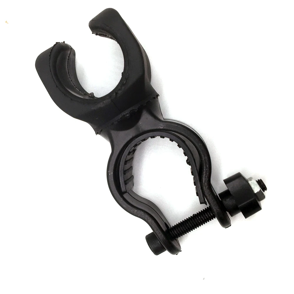 360 Swivel Bike LED Flashlight Mount Bracket Flash Torch Holder Front Light Clip Clamp Lantern Bicycle Accessories bicycle flashlight holder