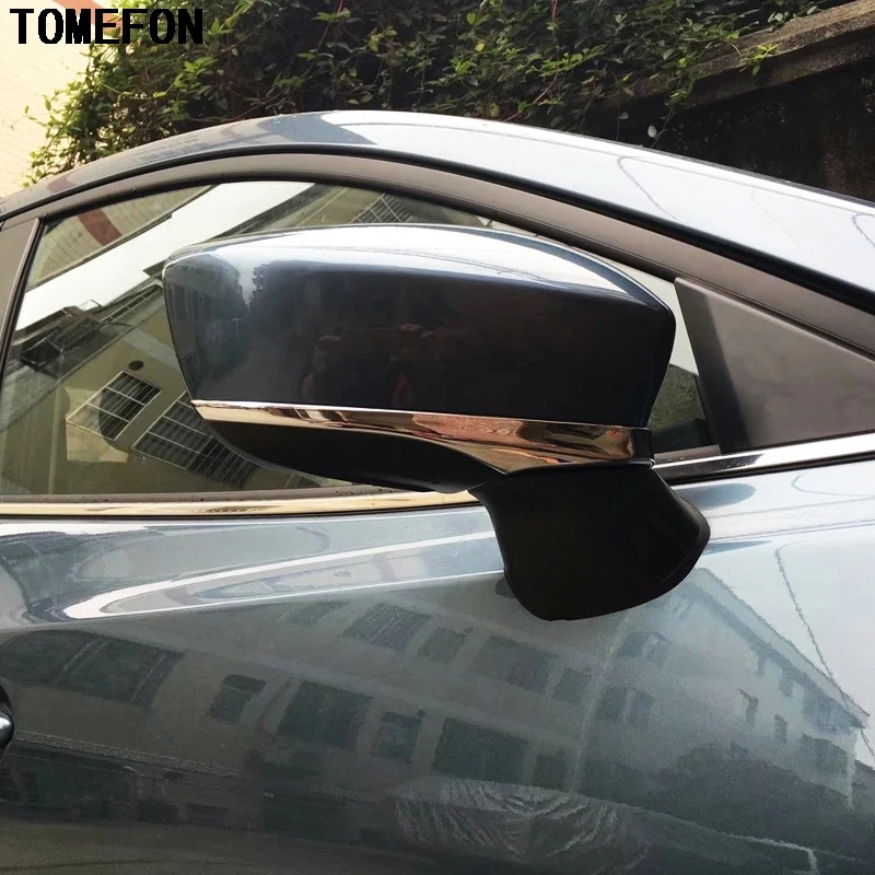 Хромированный чехол TOMEFON для Mazda 2 Mazda2 Demio DJ 2014 2015 2016 крышка зеркала боковой двери