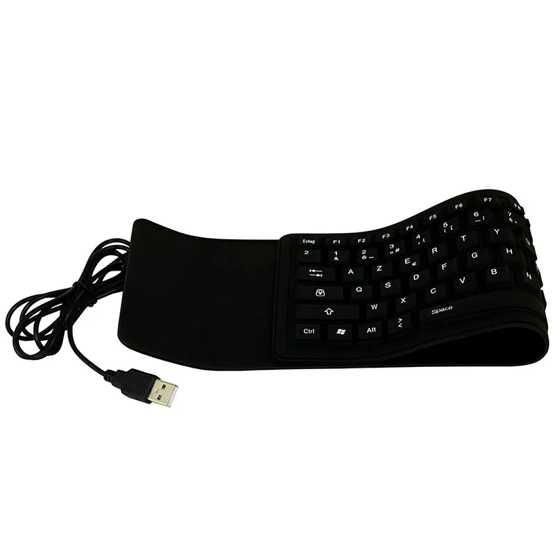 KPC1287_5_Franch Silicone Soft Keyboard for ASUS Lenovo Acer Gateway HP PC Laptop Desktop Computer