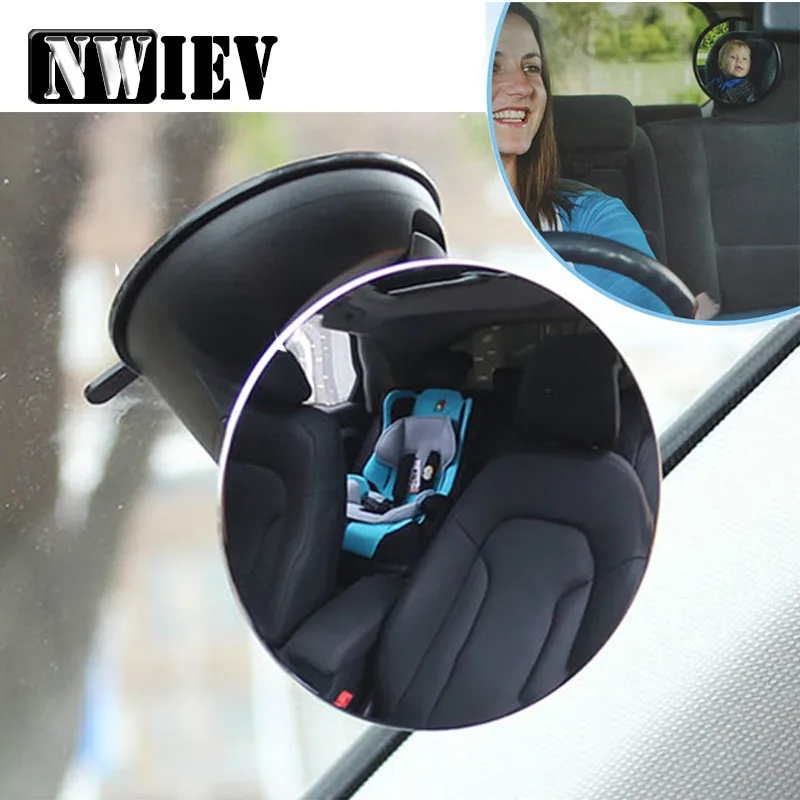  NWIEV Car Safety Easy View Back Seat Mirror Baby Kid Accessories For BMW E87 E34 M X5 Nissan Juke T