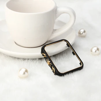 

OSRUI Case Cover For Apple Watch band 42mm/38mm iwatch 3/2/1 Anti-fall frame aluminum alloy protective Screen Protector shell