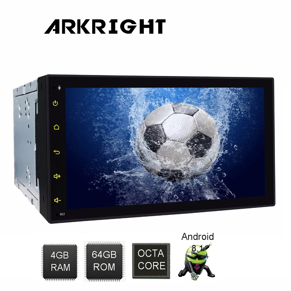 

6.95" 2 Din 4GB/64GB DSP Touch Screen Rear Camera Universal Car GPS Navigation Andriod 8.1 SC9853 Octa Core Wifi Auto Head Unit
