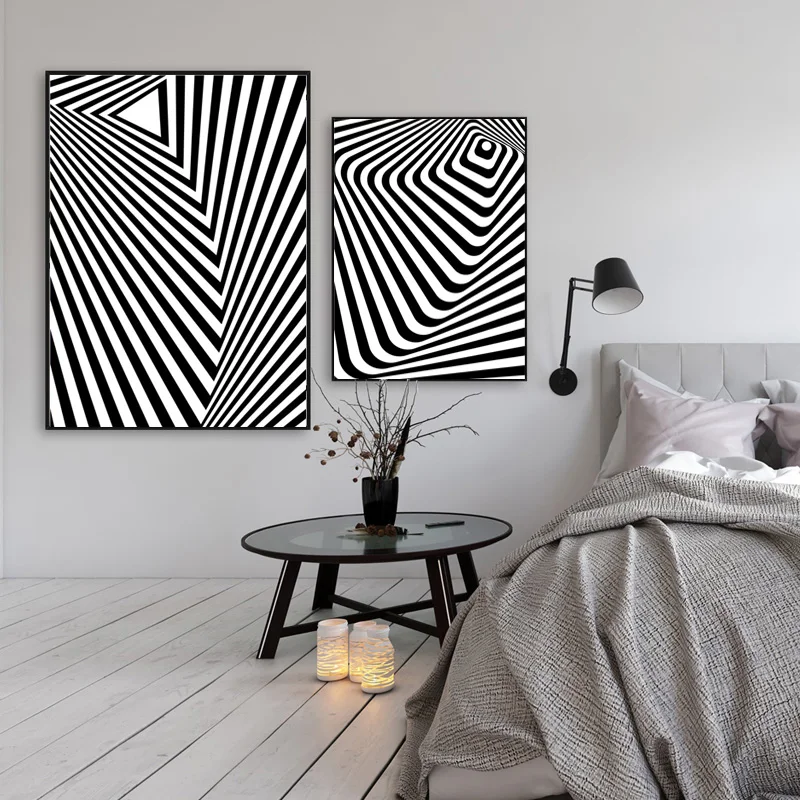 black-and-white-line-geometry-Abstract-Canvas-Art-Print-Painting-Poster-Wall-Pictures-for-Home-Decoration