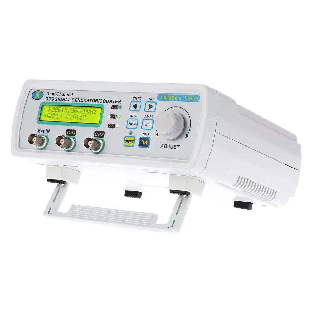 

Digital DDS Function Signal Generator Arbitrary Waveform Dual-CH high frequency generator Power Signal Bandwidth 200MSa/s 25MHz