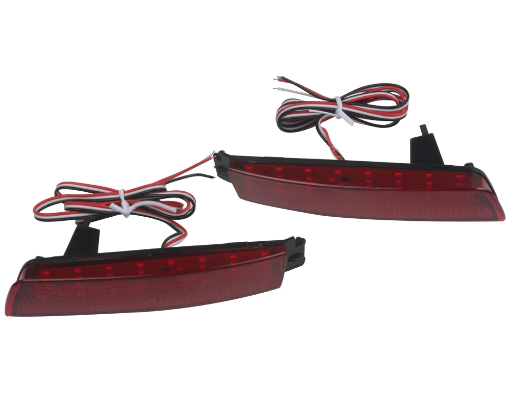 HEHEMM 1 Pair 48 LED Car Rear Light Stop Brake Lamps Tail Lights for