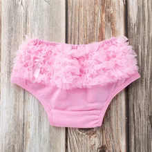 Нижнее белье для малышей; трусики для маленьких девочек с бантом и рюшами; трусики-шаровары; нижнее белье для подгузников; многоразовые подгузники; спортивные штаны