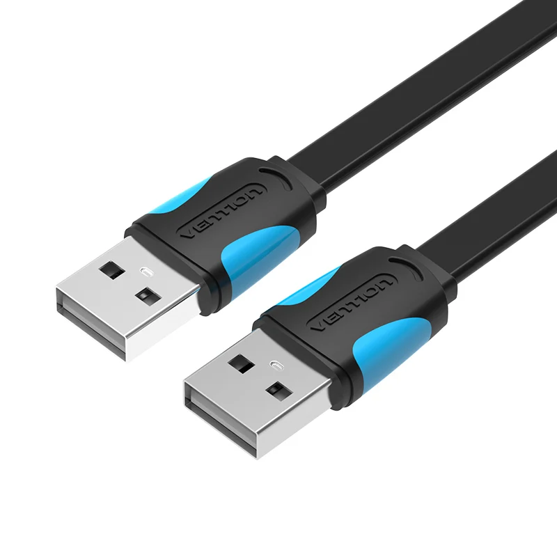 Vention USB кабель-удлинитель со штыревыми соединителями 2,0 3,0 высокоскоростной usb-кабель для передачи данных удлинитель для радиаторов автомобильных динамиков HD Webcom - Цвет: Flat Black 2.0