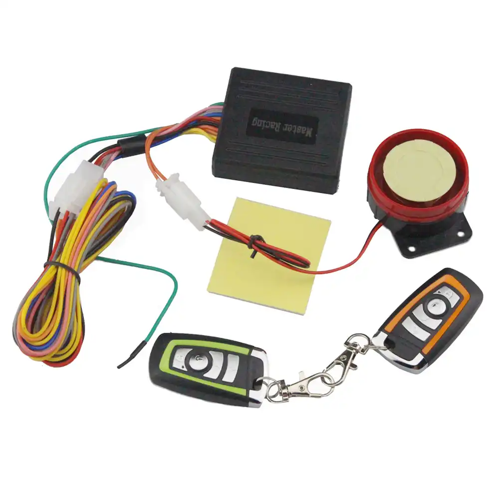 Motorcycle Alarm System 125dB 12V Universal Remote Control Engine Start Anti-Theft Security Alarm