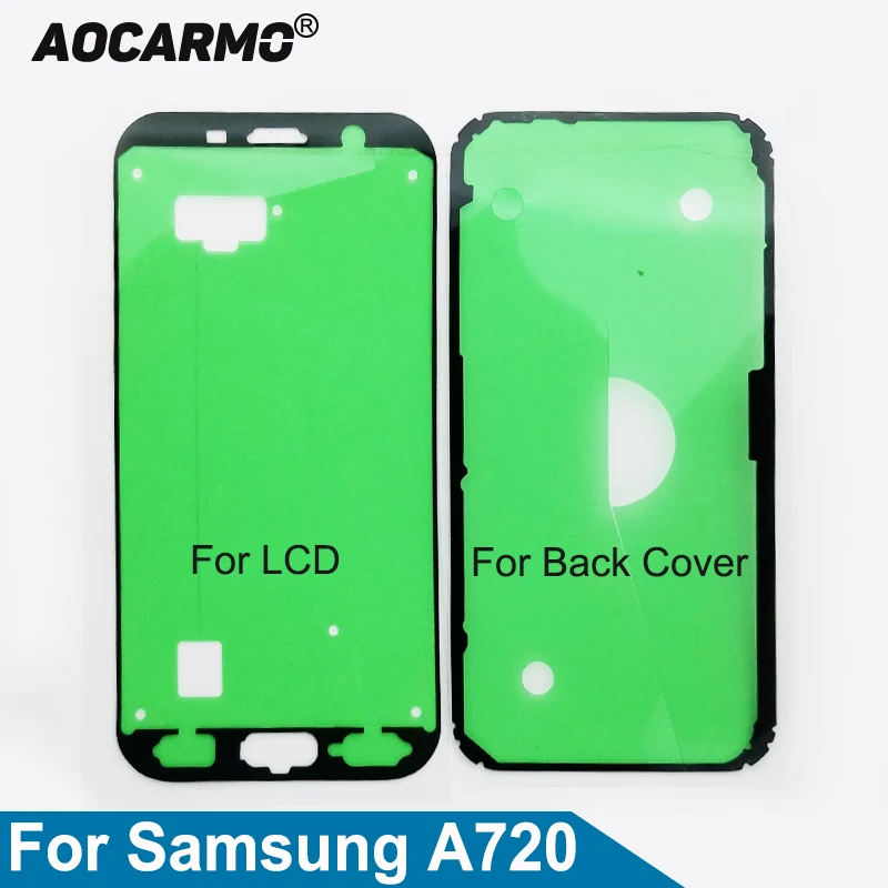 Клейкая лента Aocarmo для ЖК дисплея Samsung Galaxy A720 A720F A7 2017|Наклейки телефонов| |
