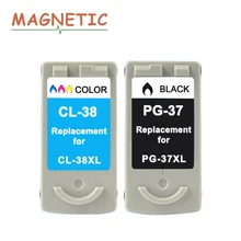 جديد خرطوشة حبر لكانون PG37 CL38 PG 37 CL 38 PIXMA MP140 MP190 MP210 MP220 MP420 IP1800 IP2600 MX300 MX310 طابعة