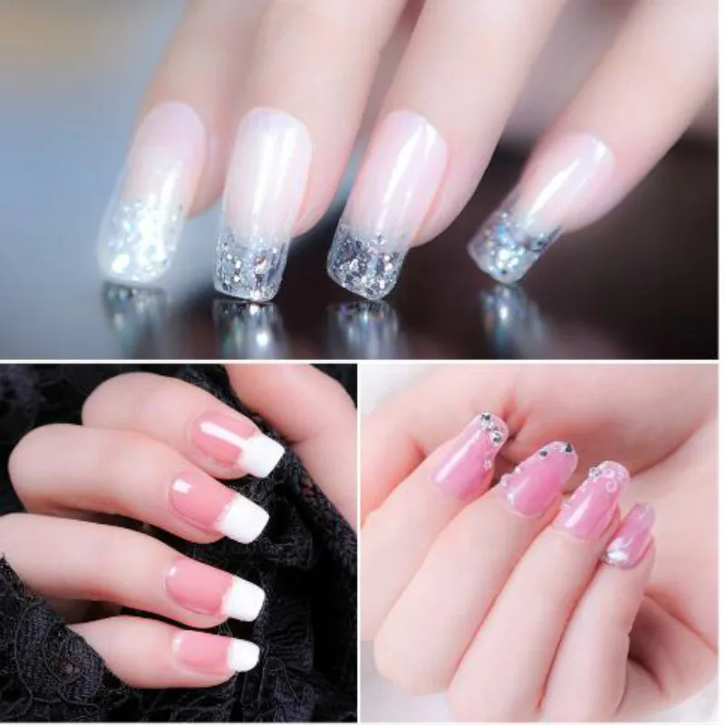Francheska-nail-decoration-crystal-nail-Pink-White-Clear-UV-transparent-Builder-Nail-Art-UV-Gel-Nailarth (4)