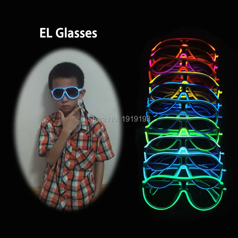 1 шт. Новое поступление 10 цветов светящийся мигающий Прохладный EL Провода Led детей