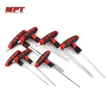 

MPT 7Pcs T-type hex wrench set T handle ball end allen hex key wrench spanner hand tool Free Shipping
