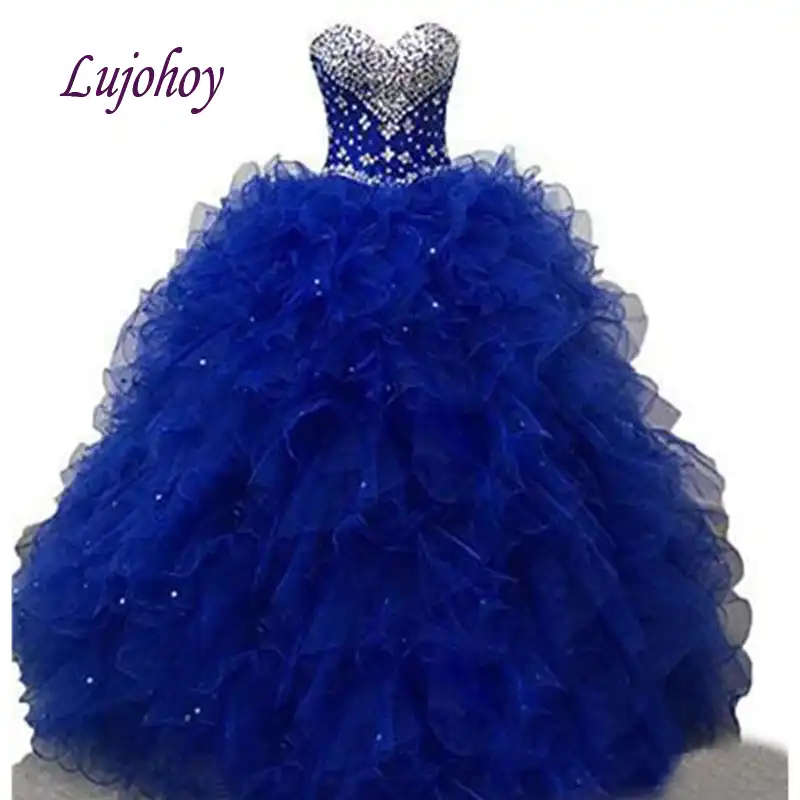 royal blue sweet 16 dresses