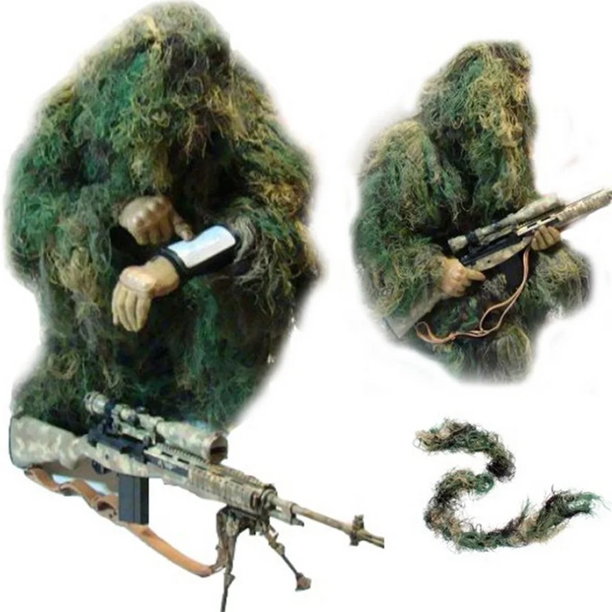  SPORTSHUB Military Camouflage Ghillie Suits Hunting Clothing Camouflage Shade Cloth TACTICAL GHILLI