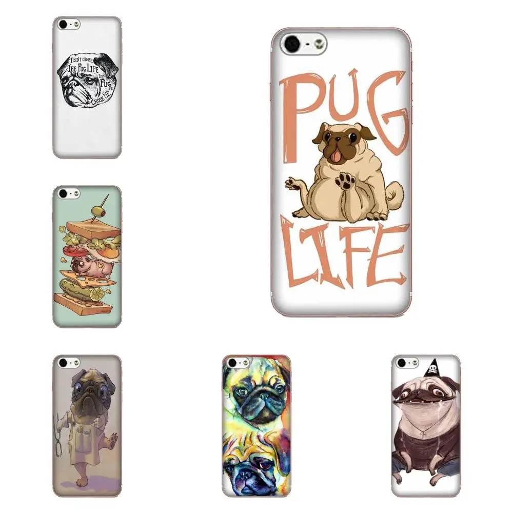 Fuuny Cute Lovely Pugs Life Broccoli Phone Accessories Case For Xiaomi Redmi Note 2 3 3S 4 4A 4X 5 5A 6 6A Pro Plus | Мобильные