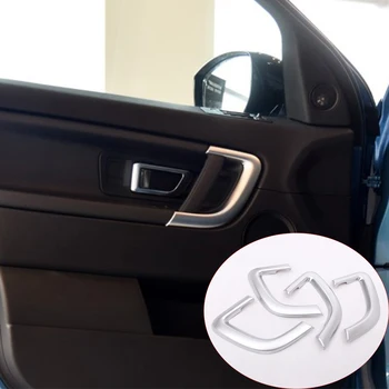 

4 Pces Matte ABS Chrome Inside The Door Handle Frame Trim For Land Rover Discovery Sport Car-Styling 2015-2017 Car Accessories